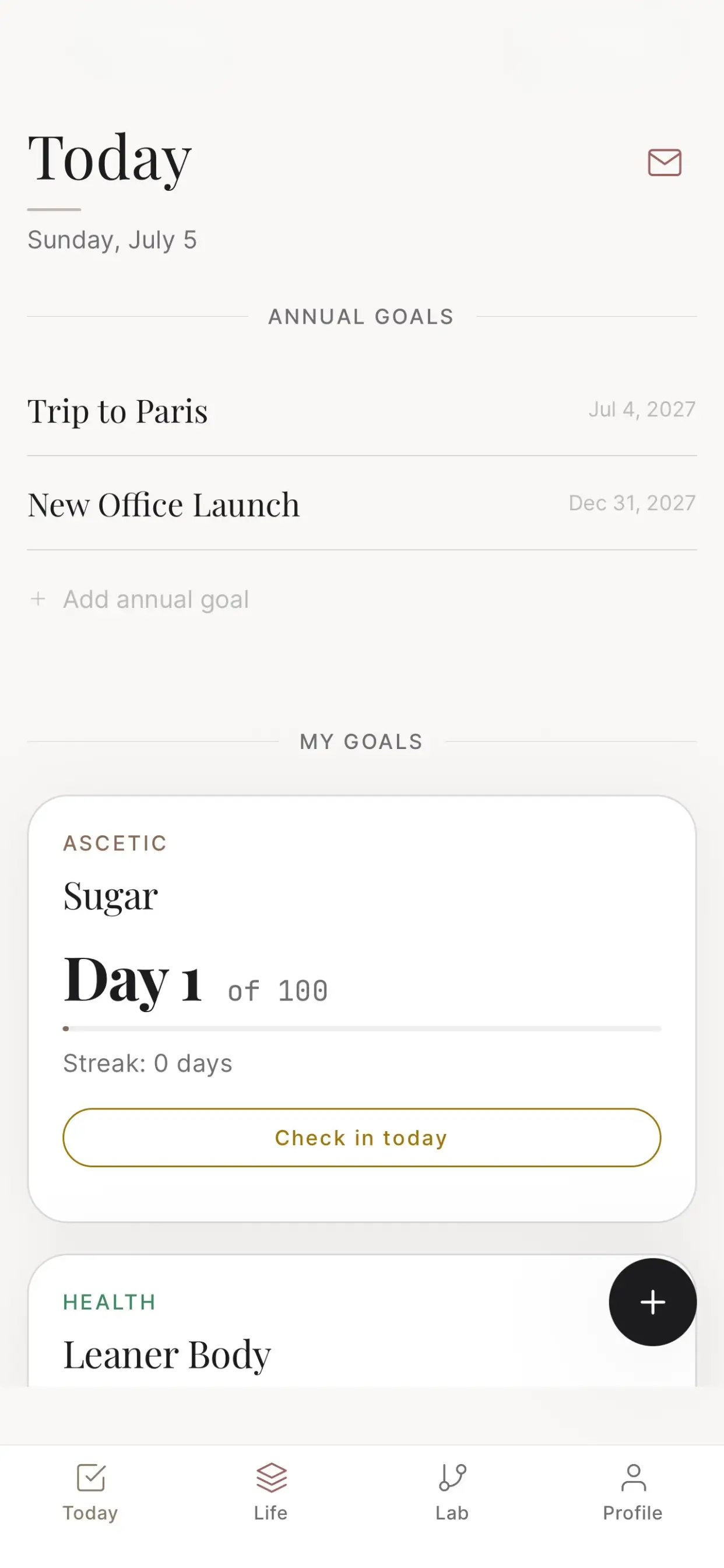 Build consistency over time.